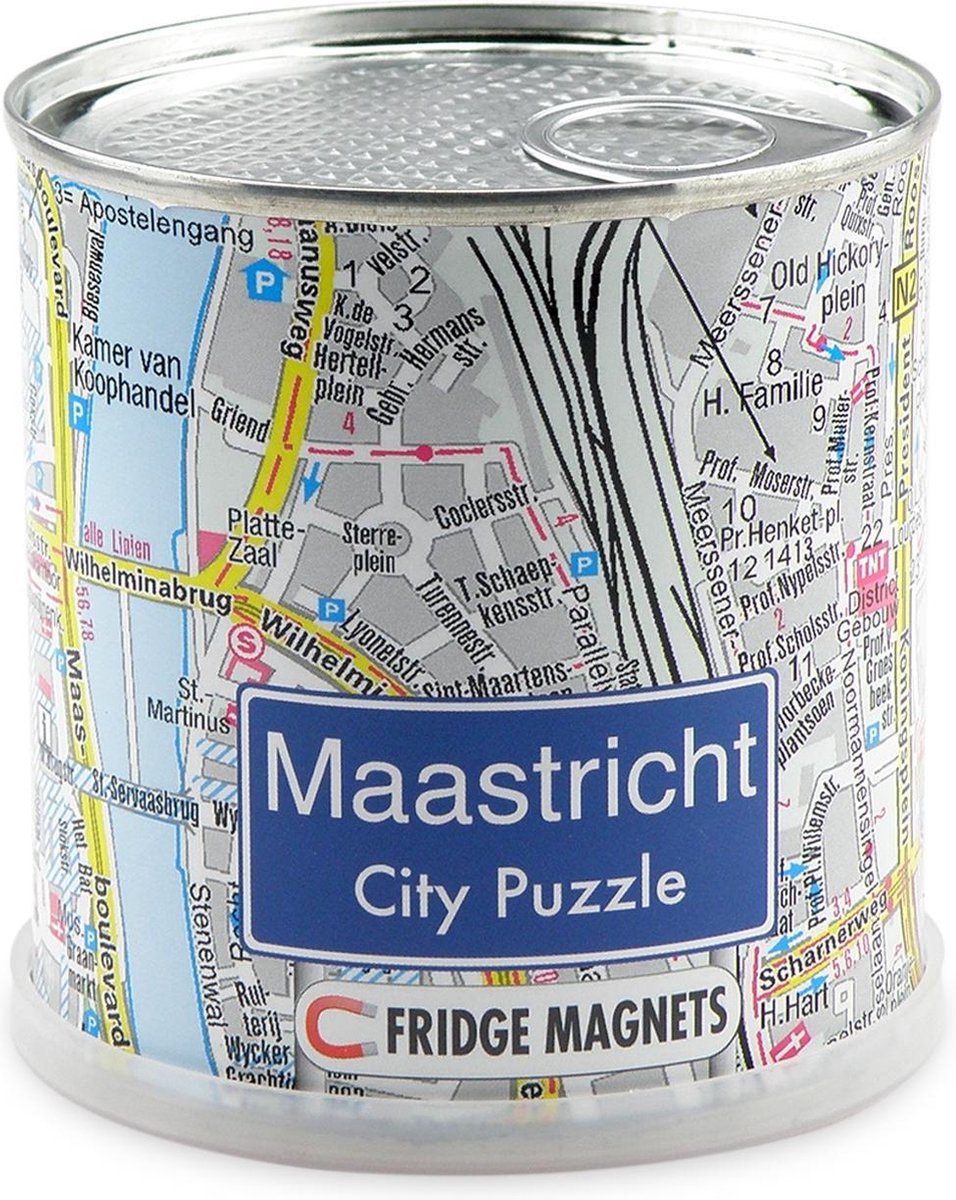 Puzzle ville maastricht - puzzle - magnétique - 100 pièces de puzzle