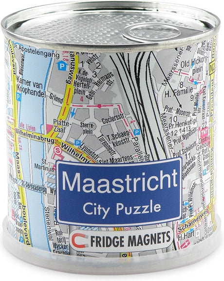 Puzzle ville maastricht - puzzle - magnétique - 100 pièces de puzzle