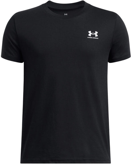 Chemise de sport unisexe Under Armour UA B Sportstyle LC SS - Noir - Blanc