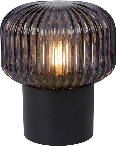 Lucide jany - lampe de table - ø 16 cm - 1xe14 - noir