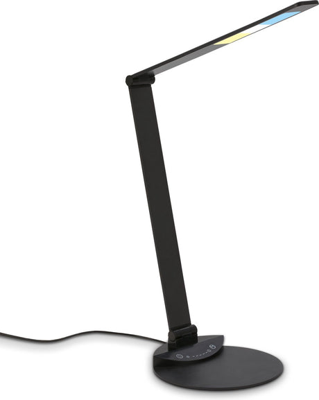 Briloner - Lampe de table LED lampe de bureau rotative réglable tactile température de couleur réglable dimmable 6w noir