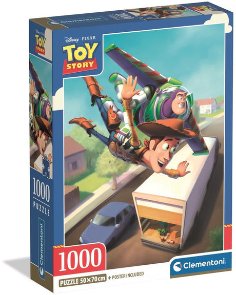 Clementoni legpuzzel disney toy story - puzzel 1000 stukjes - jigsaw puzzle - puzzels en legpuzzels voor volwassenen