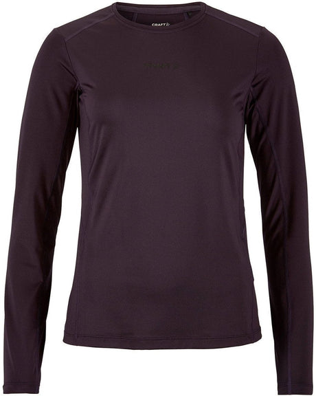 Craft adv essence 2 running manches longues femmes - dk plum | taille: m