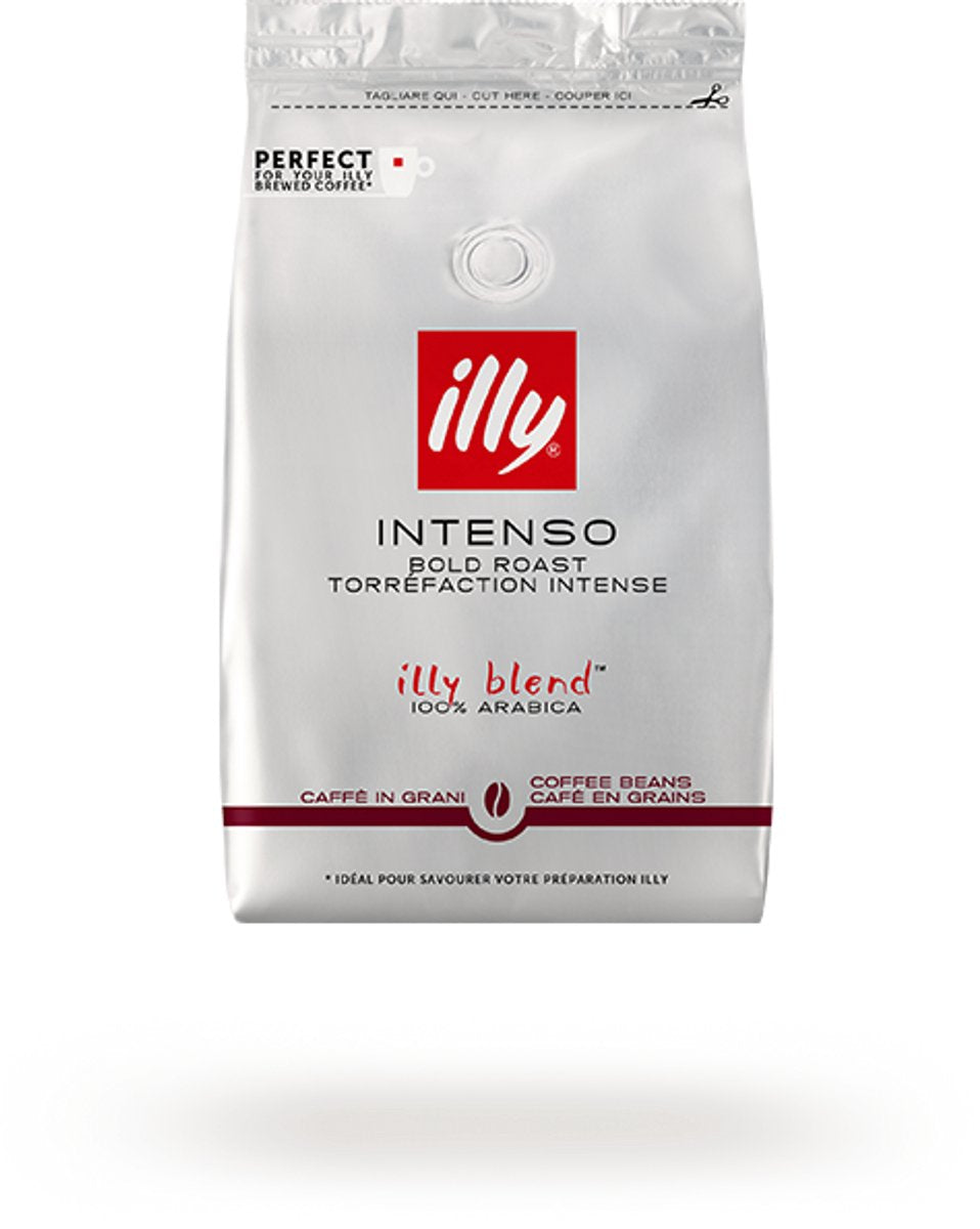 Illy grains de café intenso 6 sachets de 500 grammes