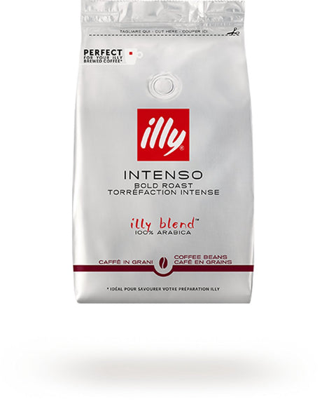 Illy grains de café intenso 6 sachets de 500 grammes