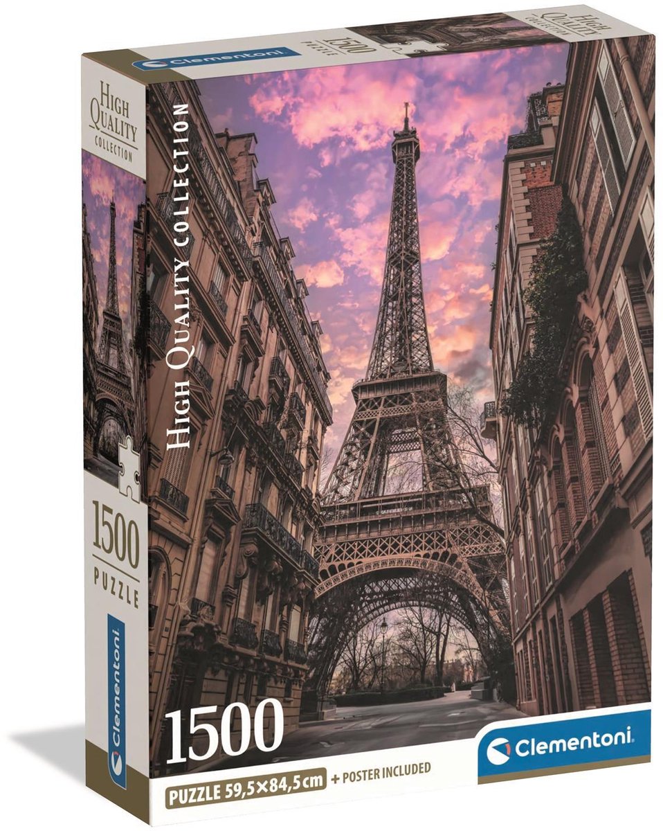 Clementoni puzzle paris éveil 1500 pièces adultes.