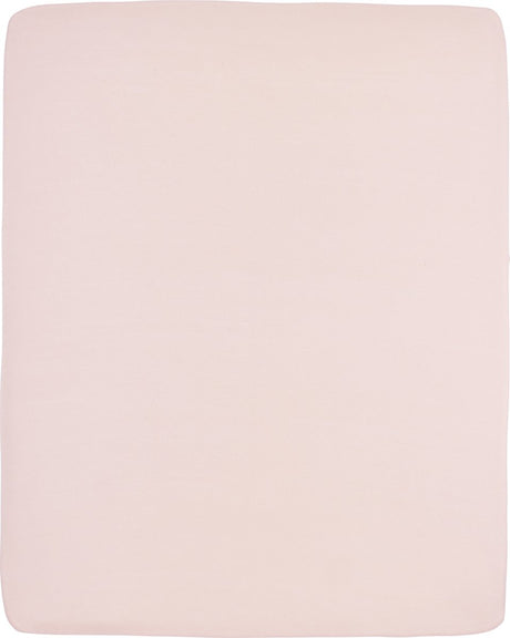 Meyco baby uni drap-housse matelas pour parc - rose tendre - 75x95cm