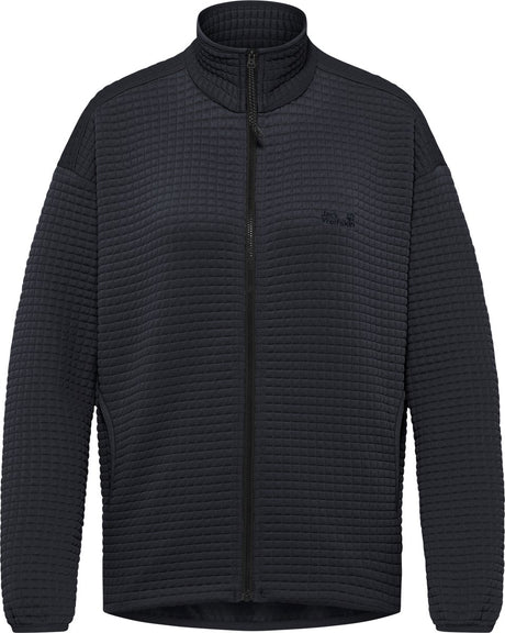 Jack wolfskin mogari fz w veste d'extérieur pour femme-marine foncé marine foncé