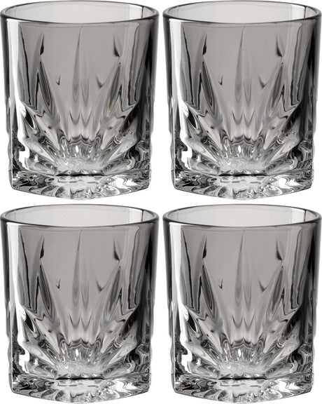 Verre à whisky Leonardo 330ml gris capri - lot de 4