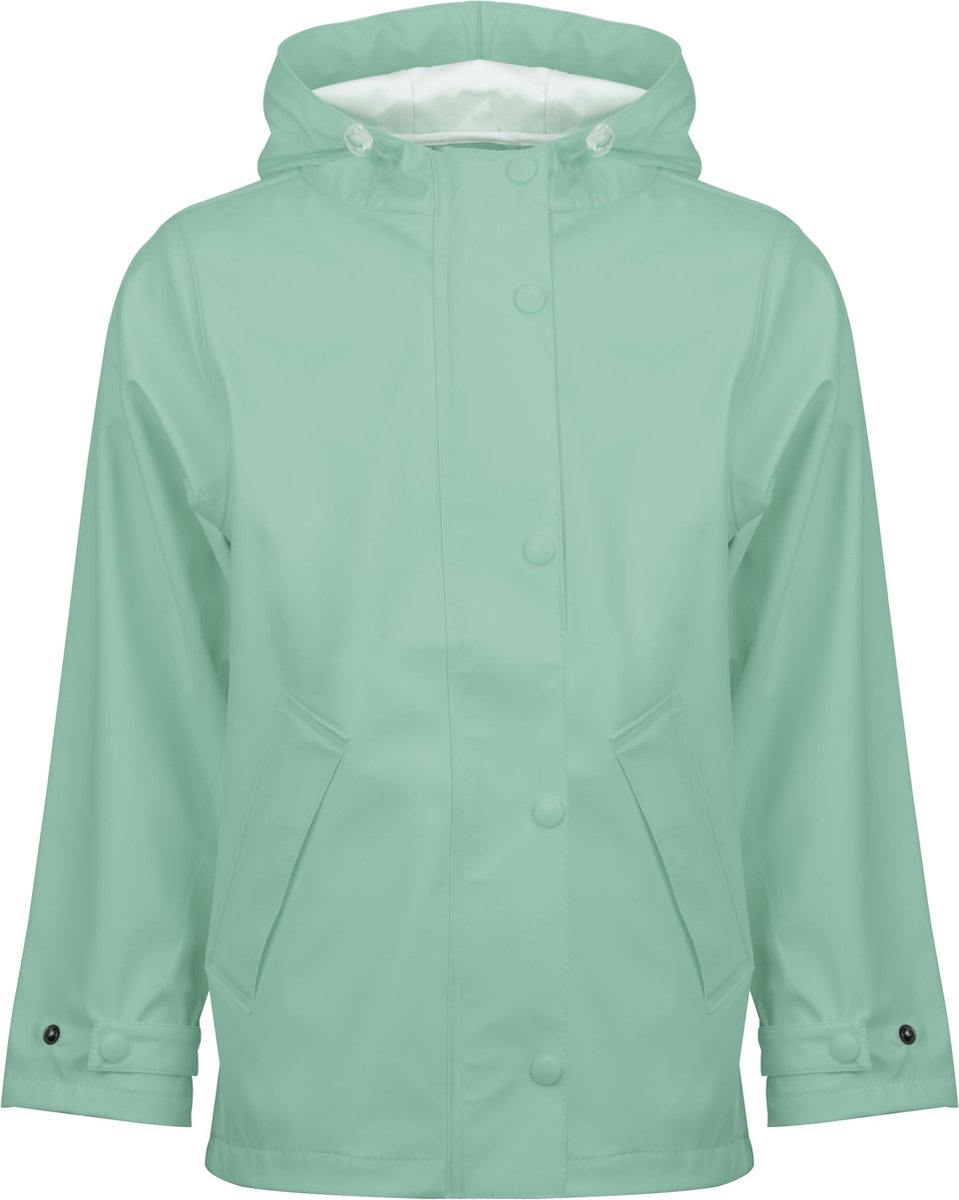 Ralka regenjas junior - sprinkle - mintgroen - maat 116
