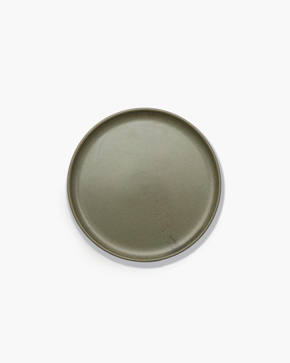 Serax - surface sergio herman - plaque m - vert camo - 24 ø - 4 pièces