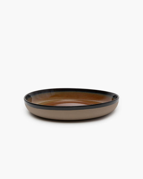 Serax - surface sergio herman - bol de service m - brun rouille - h 5,5cm - 32 ø
