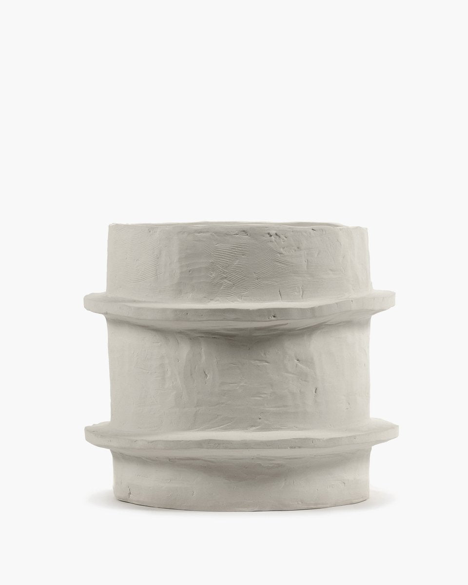 Serax - marie michielssen - jungle urbaine - pot de fleur m - beige - 23 ø