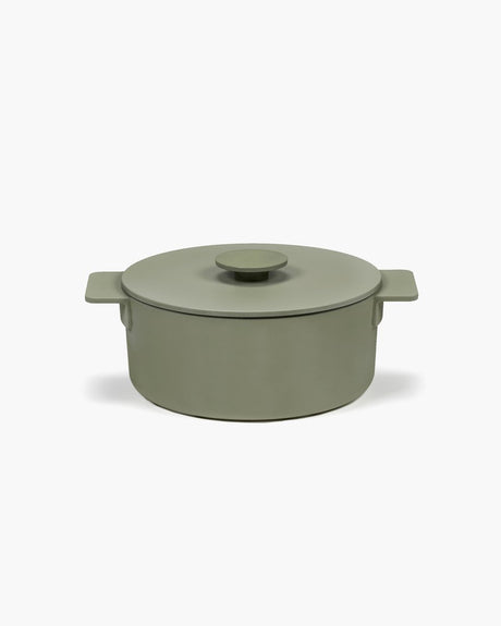 Serax - sergio herman - surface - plat allant au four m - vert - l 29cm - 5,75kg