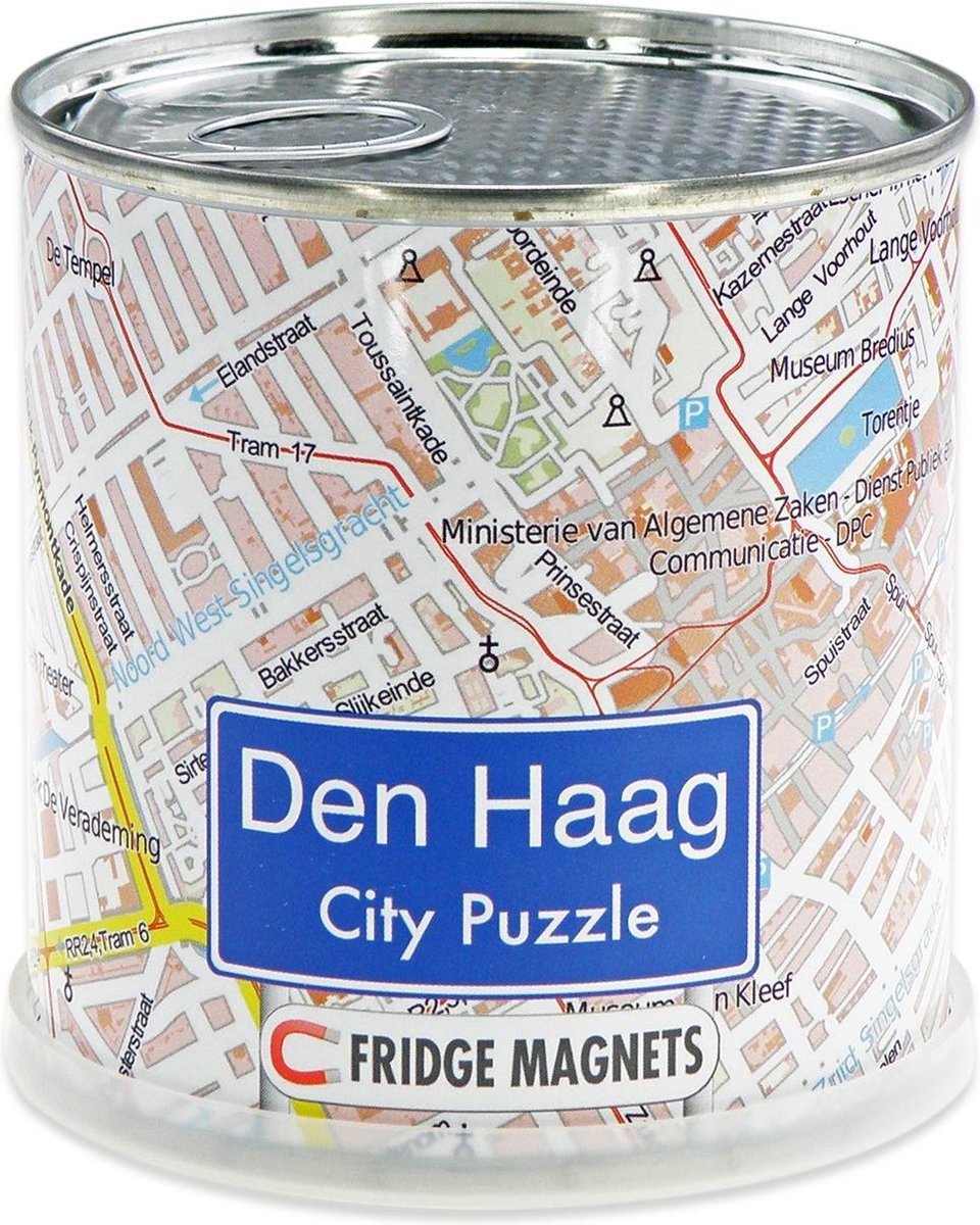 Puzzle ville de la Haye - puzzle - magnétique - 100 pièces de puzzle