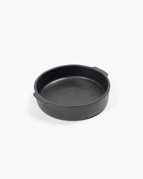 Serax - pascale naessens pure - plat de service au four l - noir - 25 ø