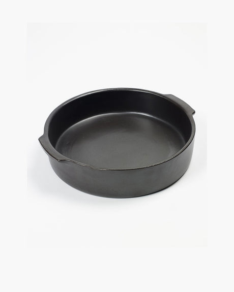 Serax - pascale naessens pure - plat de service à four xl - noir - 31 ø