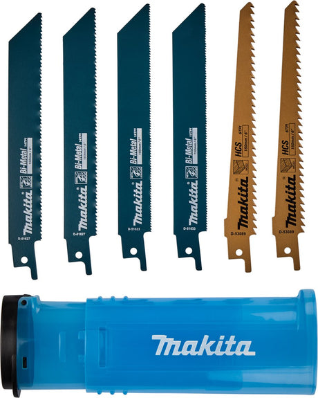 Accessoires Makita d-53051 | jeu de lames de scie alternative | 6 pièces | en tube plastique - d-53051