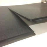 Carreaux de sol en PVC 50x50x1 chacun - noir