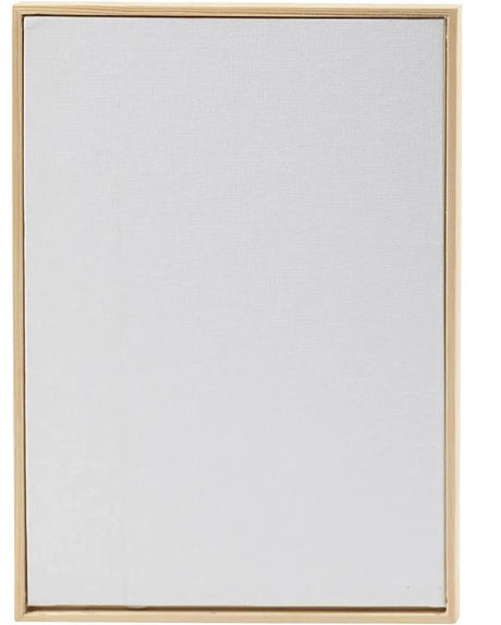 Panneau de toile Creativ Company avec cadre, A4, format 21x29,7 cm, 280 gr, blanc, 1 pièce