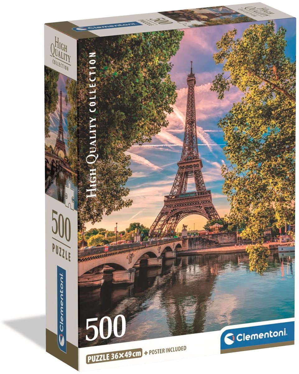 Puzzle Clementoni le long de la seine, 500 pcs.