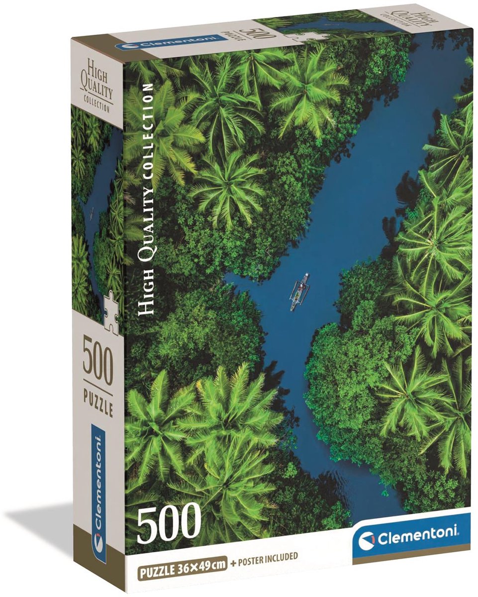Clementoni puzzle aérien tropical, 500 pcs.