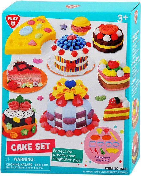 Set de pâtisseries en argile Playgo - 2 pots en argile