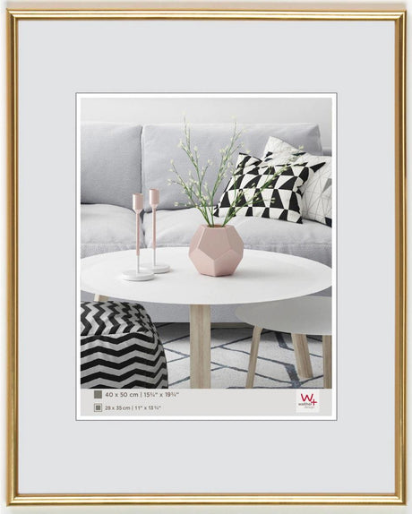 Walther Galeria - cadre en plastique - format photo 40x60 cm - or métallisé