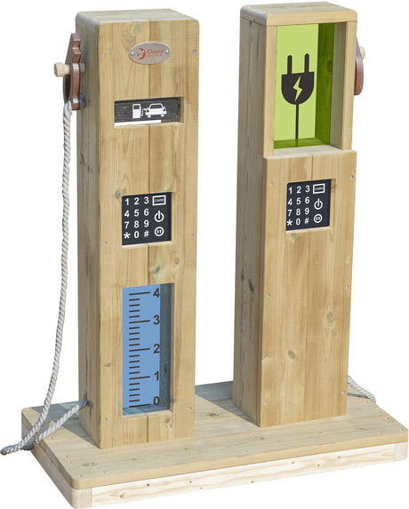 Station-service de jeu extérieure en bois du monde classique