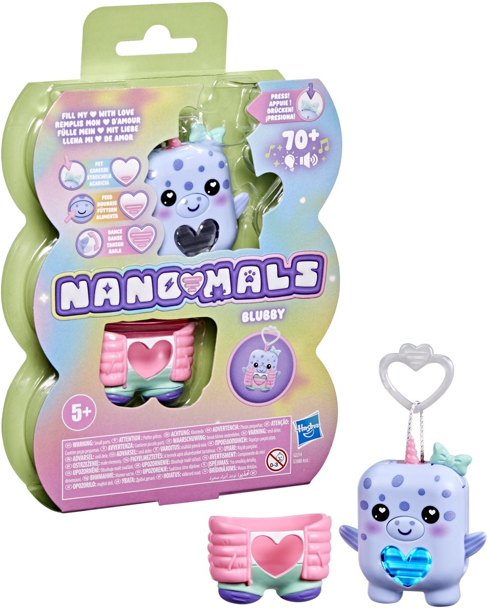 Nano-mals blubby le narval - électronique - plus de 70 réactions - interactif