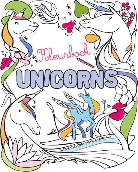 Livre de coloriage licornes