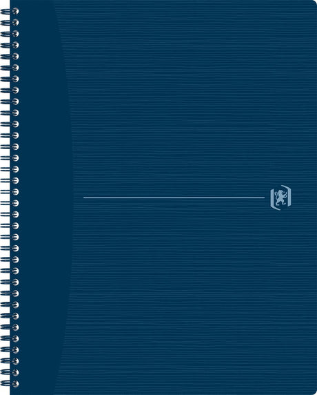 Oxford origins - carnet durable - a4+ - à carreaux - 5mm - 70 feuilles - bleu