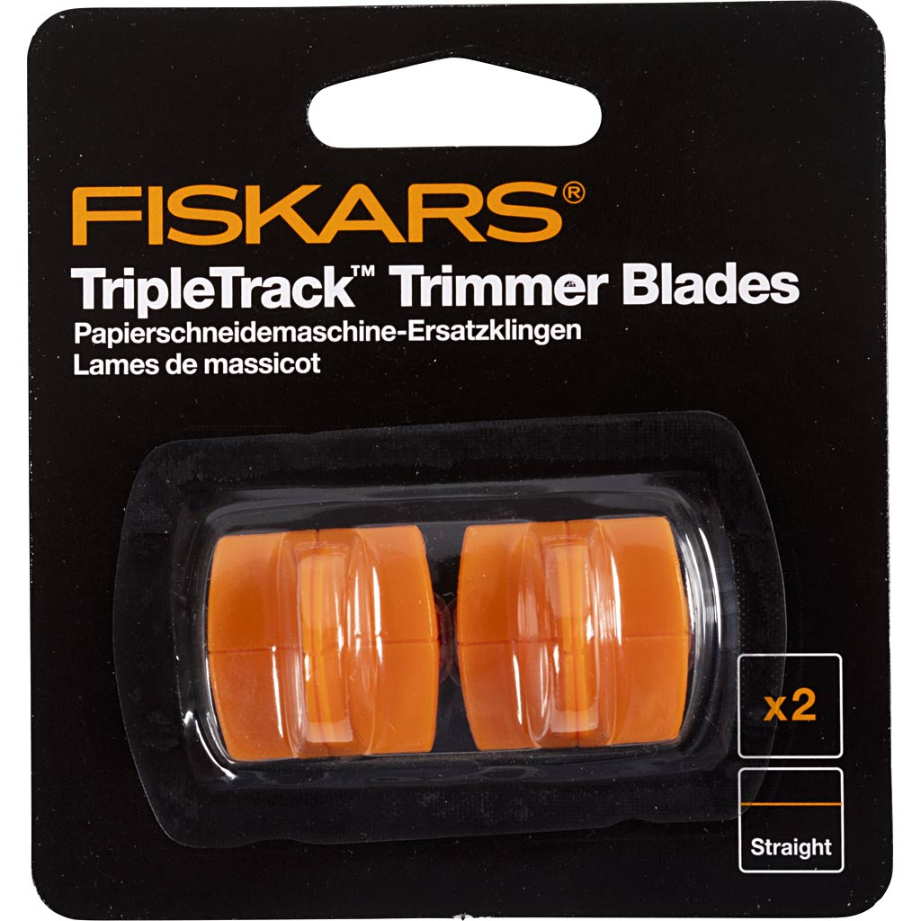 Couteaux de rechange Fiskars triple piste, 2 pièces 1 boîte
