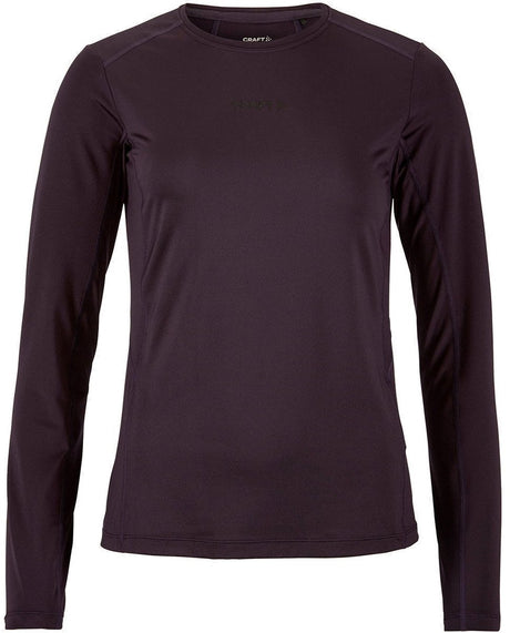 Craft adv essence 2 running manches longues femmes - dk plum | taille: l