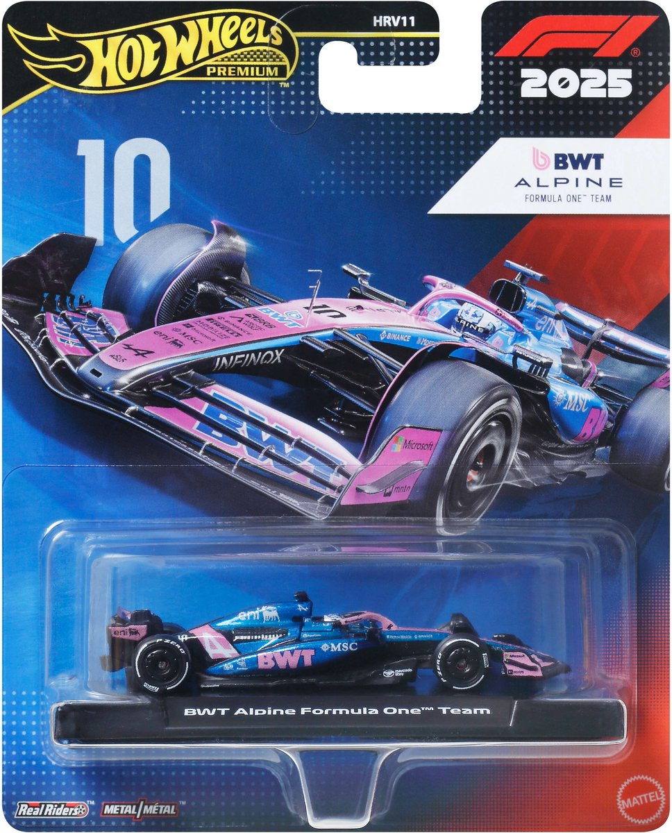 Équipe alpine de formule 1 premium Hot Wheels - Pierre Gasly