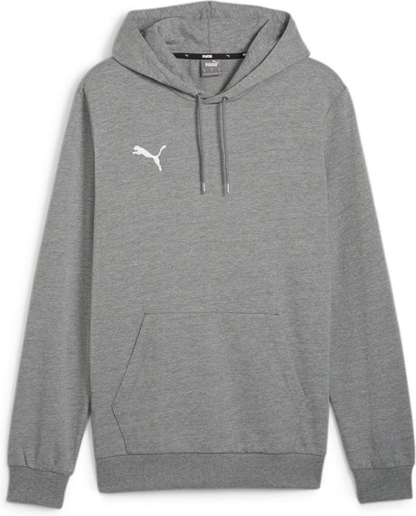 Pull de sport Puma teamgoal casuals hoody pour homme - gris moyen chiné- blanc