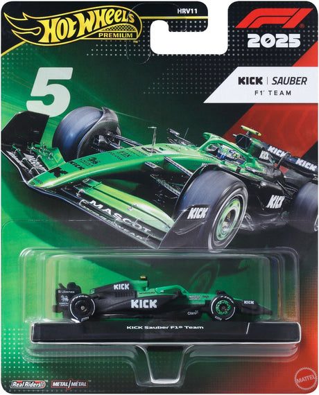 Équipe Sauber de Formule 1 Premium Hot Wheels - Gabriel Bortoleto