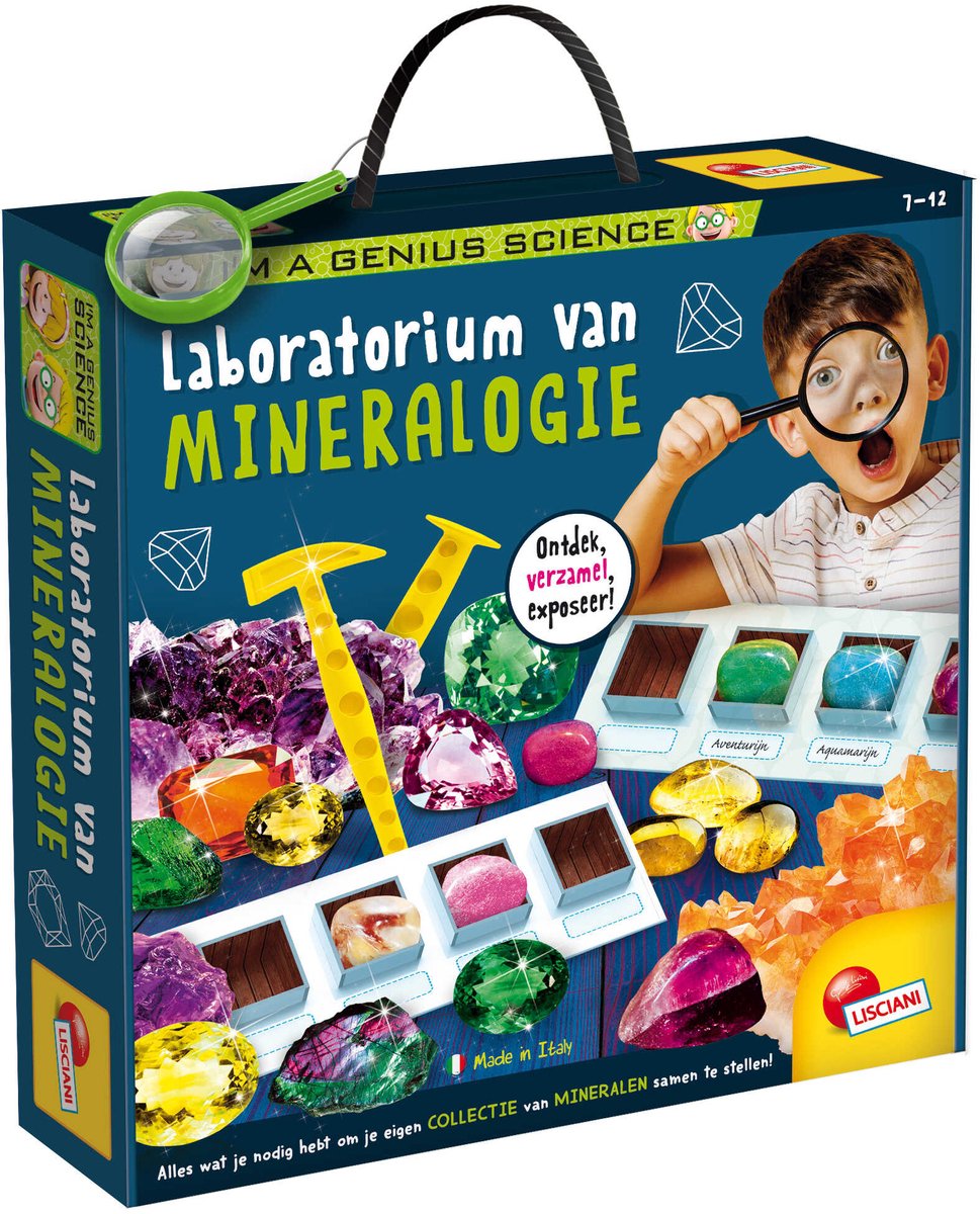 Lisciani je suis un génie du laboratoire de minéralogie