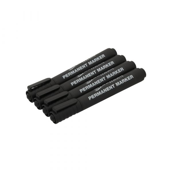 Lot de 4 marqueurs noirs