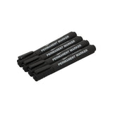 Lot de 4 marqueurs noirs