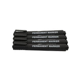 Lot de 4 marqueurs noirs