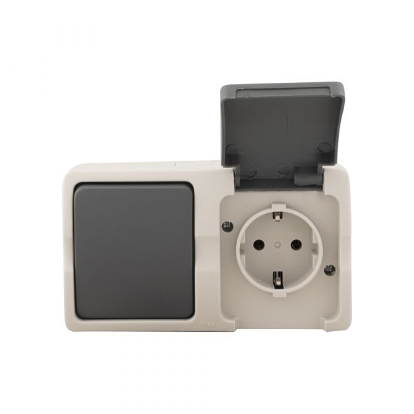 Interrupteur WC combi+ra horizontal