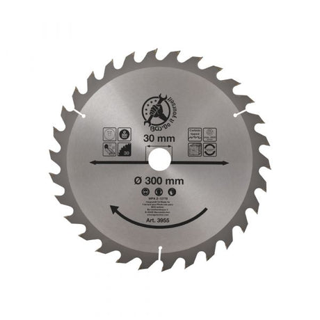 Blade scie 300 mm., 30 dents