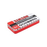Boîte de réparation normalement 8 x 6 cm en aluminium rouge 10 pièces
