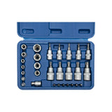 Jeu de douilles et embouts Torx 1 4 +3 8 *