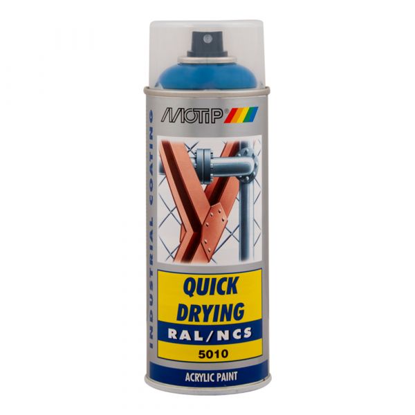 Motip industriel ral5010 400 ml.