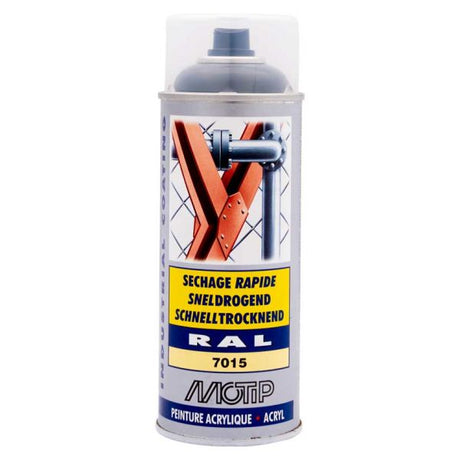 Motip industriel ral7015 400 ml.