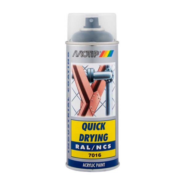 Motip industriel ral7016, 400 ml.