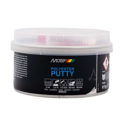 Mastic polyester Motip pour acier 1000 grammes