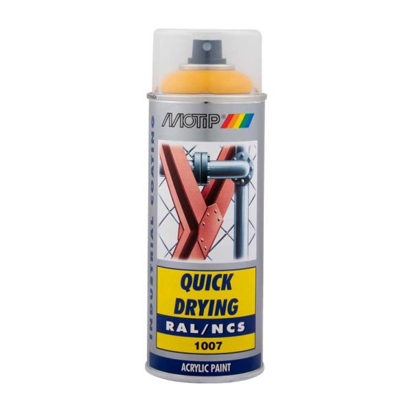 Motip industriel ral1007 400 ml.